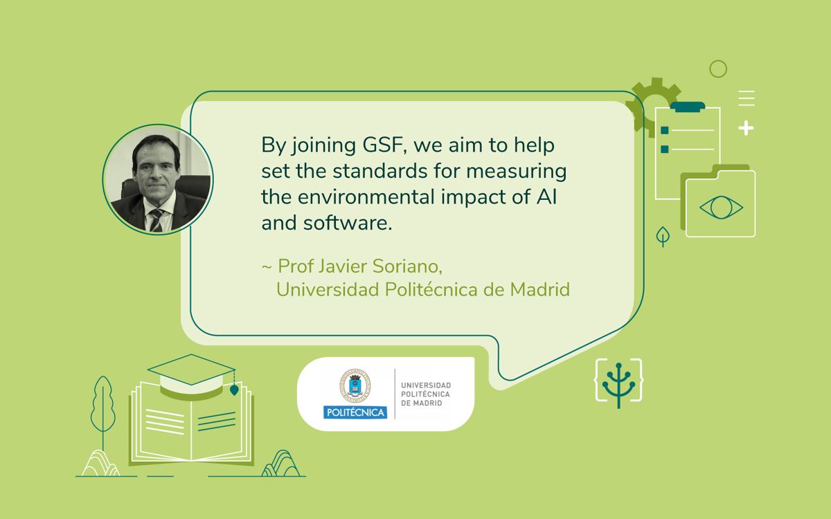 Bringing Academic Leadership to Accelerate Green Software Adoption—Meet Prof Javier Soriano of Universidad Politécnica de Madrid